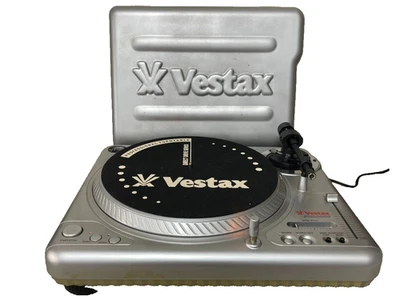 Vestax PDX-2000 with Dust Cover, Audio Cable and Ground Wire Tested Working - Image 1 of 4