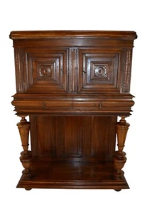 antico cabinet stile Luigi XIII epoca primi '700 in noce - Foto 1 di 17
