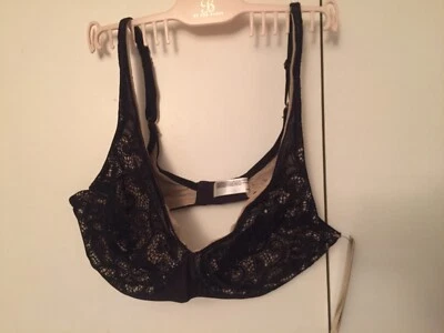 Donna Karan Intimates black underwired Bra 34C new with tags  - Image 1 of 4