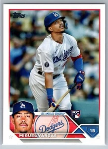 2023 Topps Miguel Vargas Rookie #163 Los Angeles Dodgers - Picture 1 of 2