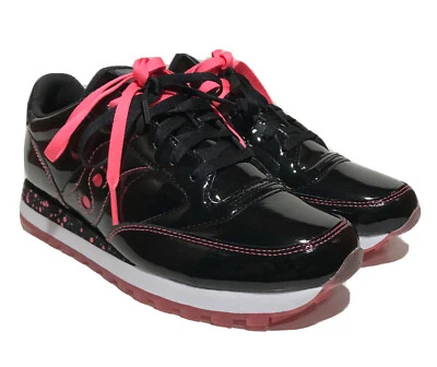 Saucony Jazz Original Negro Rosa Mujer Talla 8.5 Corre por Buena Moda Atlética Foto 1 de 4