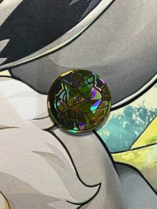 Raikou Gold Cracked Ice Foil Pokemon TCG Flip Coin - Foto 1 di 1