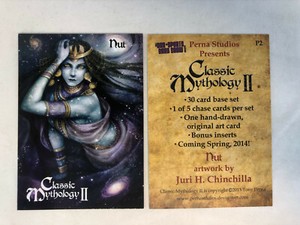 CHEAP PROMO CARD: CLASSIC MYTHOLOGY II (Perna Studios 2014) #P2 Philly Show