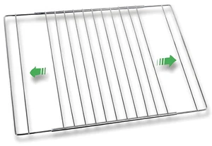 Universal verstellbar und ausziehbar Backofen Herd Regal Rack Kit verchromt - Bild 1 von 5