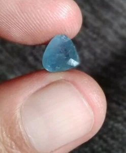 2.42ct 8.5x8mm Pear Natural Unheated Blue Sapphire, Tanga (Ver Vídeo) - Picture 1 of 12