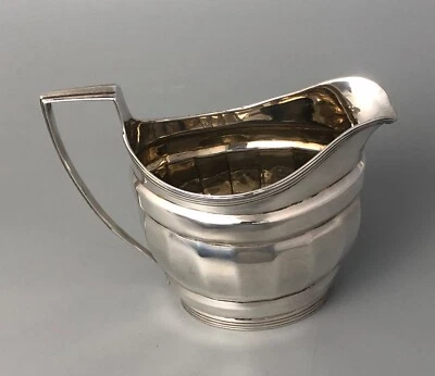 Jarra de plata maciza George III S Adams London 1804 143 g HZX Foto 1 de 3