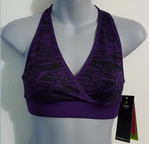 Women's Athletic Bra Zumba Wear Purple & Black XS Extra Small NWT NEW $50 Retail - Picture 1 of 7