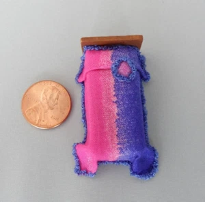 Casa delle bambole in miniatura scala quarto letto doppio casa delle bambole camera da letto mobili fatti a mano - Foto 1 di 5