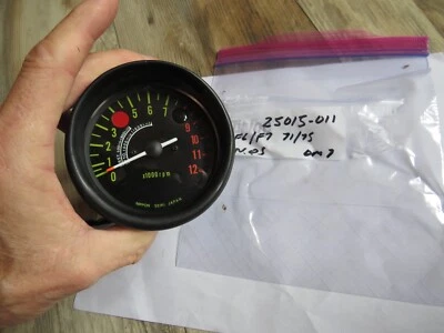 Velocímetro velocímetro OEM NOS KAWASAKI 25015-011 F6 F7 Enduro 175E 125E 1971-75 OM7 Foto 1 de 4