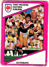 1988 SCANLENS RUGBY LEAGUE #25: TONY MELROSE - EASTS ROOSTERS/NSW ORIGIN PLAYER