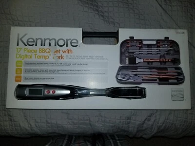New Kenmore 17 piece BBQ Set with Digital Temp Fork 15165 - Image 1 of 2