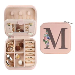Unique Bargains Jewelry Box Small PU Leather Jewelry Organizer Case Storage - Picture 1 of 10