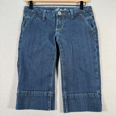 Pantalones cortos de mezclilla Miss Me Bermuda hasta la rodilla para mujer junior 27 pantalones cortos ropa de calle Y2K Foto 1 de 4