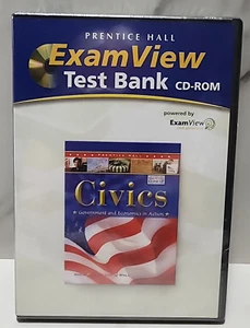Prentice Hall ExamView CIVICS Test Generator Multimedia CD UNOPENED - Picture 1 of 16