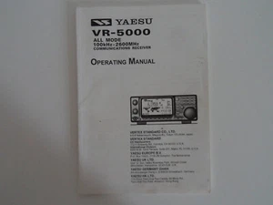 YAESU VR 5000 BEDIENUNGSANLEITUNG....................RADIO_TRADER_IRLAND. - Bild 1 von 4