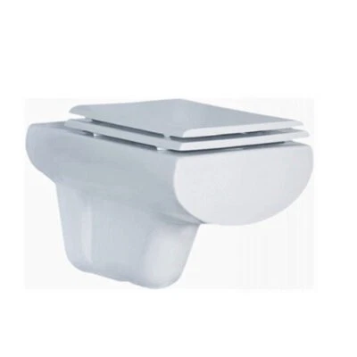 Esen Wall Hung Combined Bidet Toilet With Soft Close Seat - Image 1 of 4
