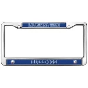 Louisiana Tech Bulldogs Logo Full Size Standard License Plate Metal Frame - Picture 1 of 7