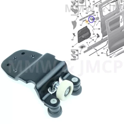 Mittel Schiebetür Roller für Peugeot Expert Traveller 2016- Links=Rechts - Bild 1 von 4