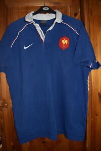 Nike Rare Vintage France RU  home shirt 2000 season size on tag XL  app 46"