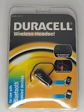 Duracell Brand Wireless Bluetooth Headset - Left or Right Ear - New Sealed -