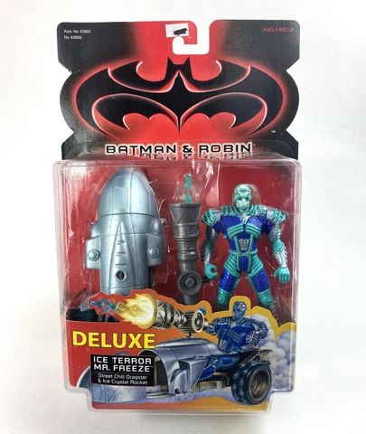 Ice Terror Mr Freeze Vintage Batman & Robin Deluxe Figure New Kenner 1997 Movie Cover