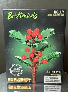 Brickcraft Bricktanicals Holiday Flowers Holly Brick Building Set 81 Pieces - Picture 1 of 1