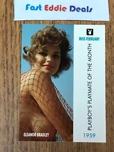 Tarjeta de coleccionista Playboy 1994 Eleanor Bradley # 18 Miss febrero 1959 casi como nueva - Imagen 1 de 2