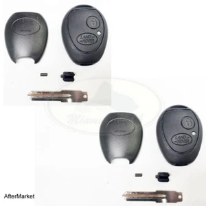 LAND ROVER BLANK KEY BLADE & HOUSING SET x2 DISCOVERY 2 CWE100710 ROVERUSA AFT - Picture 1 of 1