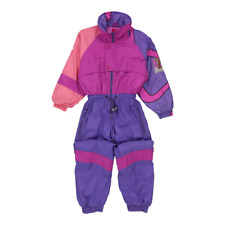 Age 12 Colmar All-In-One Ski Suit - Medium Pink Nylon