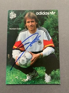 NORBERT EDER (†2019) DFB original signierte DFB-Sammelkarte 10x15 Autogramm - Picture 1 of 1