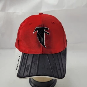Reebok NFL Atlanta Falcons Men's Baseball Cap Hat Hook & Loop Red/Black OSFA - Picture 1 of 10