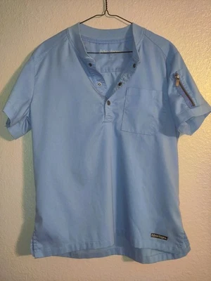 Uniform Advantage men's henley scrub top - Image 1 of 2