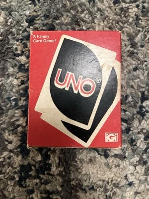 Vintage UNO Card Game 1979 Complete Deck 108 Cards Original Box & Instructions - Image 1 of 3
