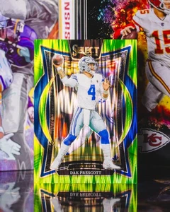 2024 Panini Select Concourse #38 Dak Prescott Green Shock Prizm /599 - Picture 1 of 2