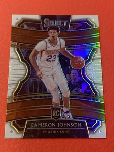 Panini Select Cameron Johnson White Prizm RC #142/149 2019-20 - Imagen 1 de 2