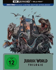 Jurassic World Trilogy - 4K Ultra HD Blu-ray + Steelbook # UHD+BD-NEU - Bild 1 von 3
