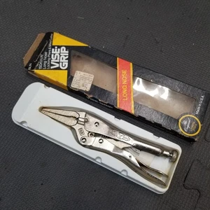 Vintage VICE GRIP 6LN Long Nose Locking Pliers Petersen USA  - Picture 1 of 24