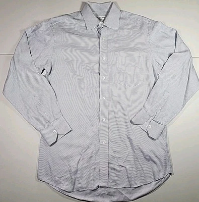 Rockys Custom мужской L-XL платье рубашка светло-синий на пуговицах читать опрятный работы - Изображение 1 из 4