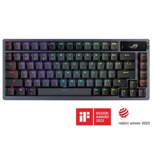 ASUS ROG AZOTH/NXSW/PBT (Snow Switch) Gaming Keyboard, OLED Display,Snow Swit... - Picture 1 of 1