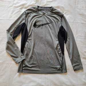 Nike Pro Combat Fitted Long Sleeve Shirt Youth Size Large, Compression, Sports - Picture 1 of 11