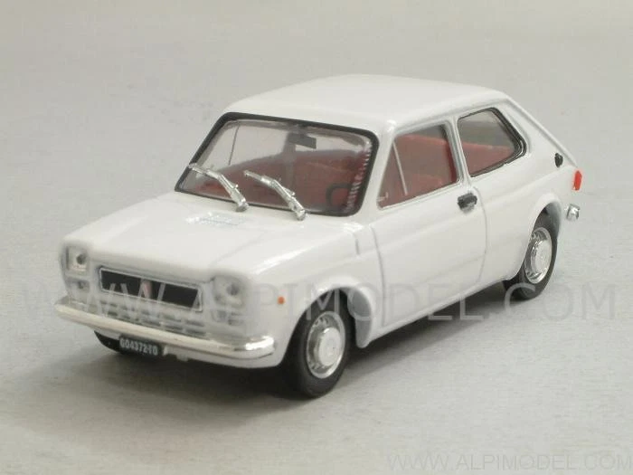 Fiat 127 1971 Bianco 1:43 BRUMM R500-02 - Immagine 1 di 1