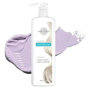 Keracolor Color + Clenditioner 3-in-1 Color-Platinum Conditioner, 33.8 oz - Picture 1 of 9