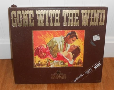 VINTAGE 1985 GONE WITH THE WIND MGM HOME VIDEO 2 TAPE VHS BOX SET - Image 1 of 3