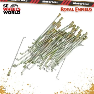 Kit nipplo raggi originali Royal Enfield cerchio posteriore 18 pollici per Bu... - Imagen 1 de 4
