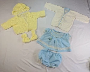 Vintage Kleinkind Mädchen Strickjacken Kleid formell Paket 3 Outfits Toddle Time - Bild 1 von 22
