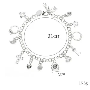 Stylish Jewelry Bracelet with Modular Orbit System and Zircon Array for Women - Picture 1 of 5