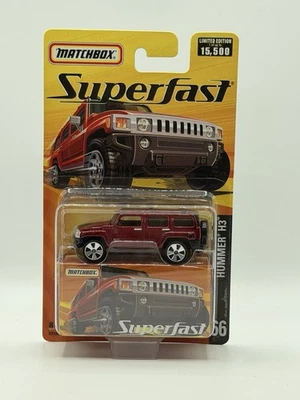 Matchbox Superfast #66 Red Hummer H3 - Image 1 of 2
