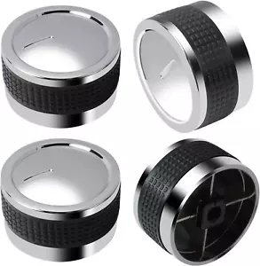 Gas Grill Knobs, Grill Control Knob Replacement Chrome Plated Plastic with Nonsl - Picture 1 of 7
