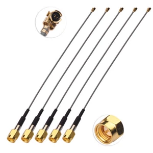 100 un. SMA macho enchufe centro a UFL U.FL Mini PCI coleta 1.13 cable 20 cm - Imagen 1 de 7