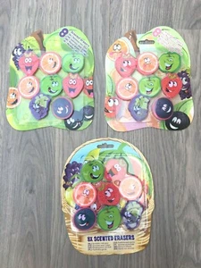 3x 8er Set Radiergummi mit Duft Radiergummi Neu - Bild 1 von 1